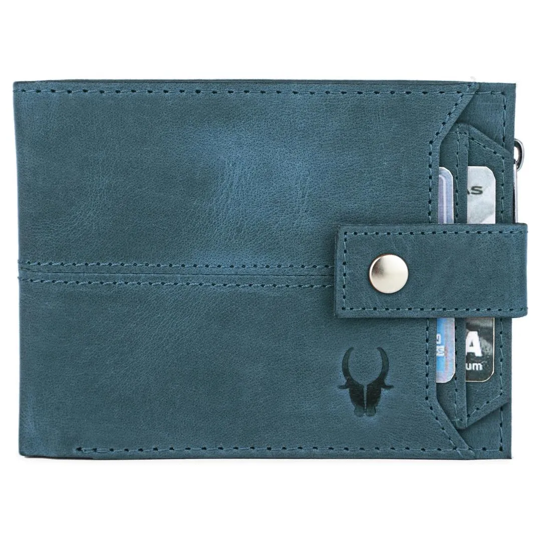 OSCAR RFID Protected Green Hunter Leather Wallet for Men