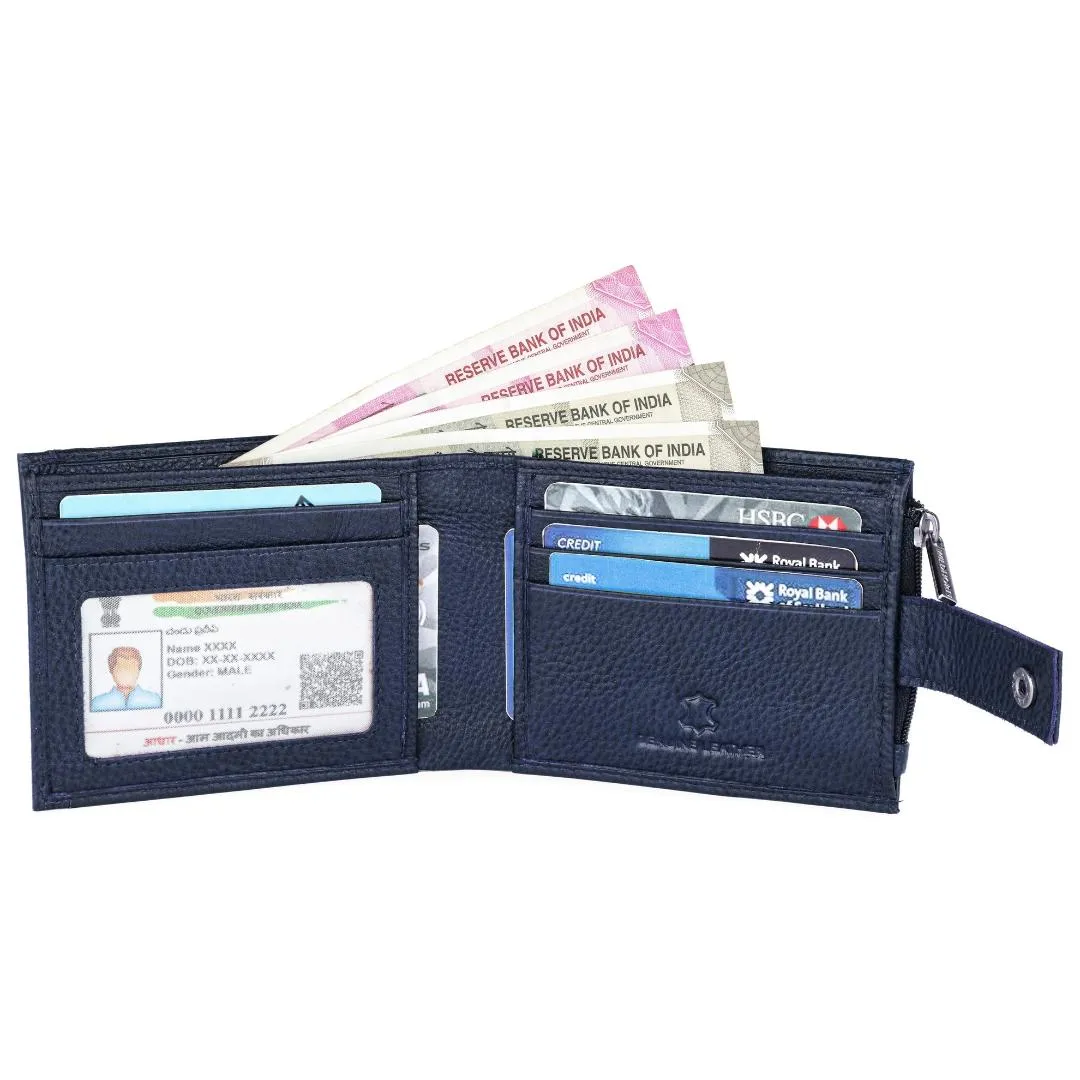 OSCAR RFID Protected Green Hunter Leather Wallet for Men