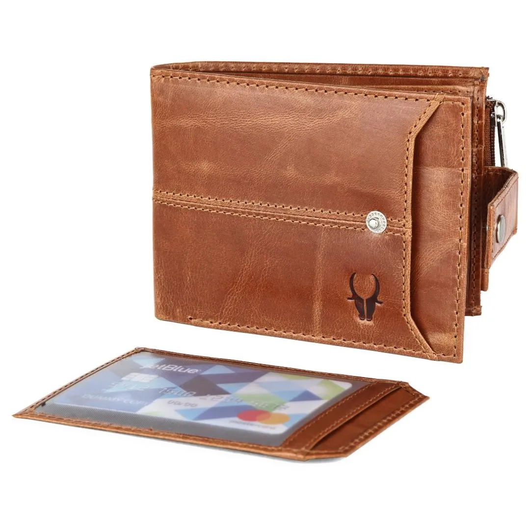 OSCAR RFID Protected Green Hunter Leather Wallet for Men