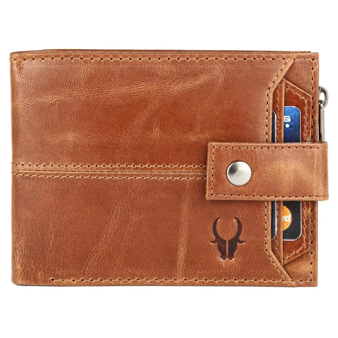 OSCAR RFID Protected Green Hunter Leather Wallet for Men