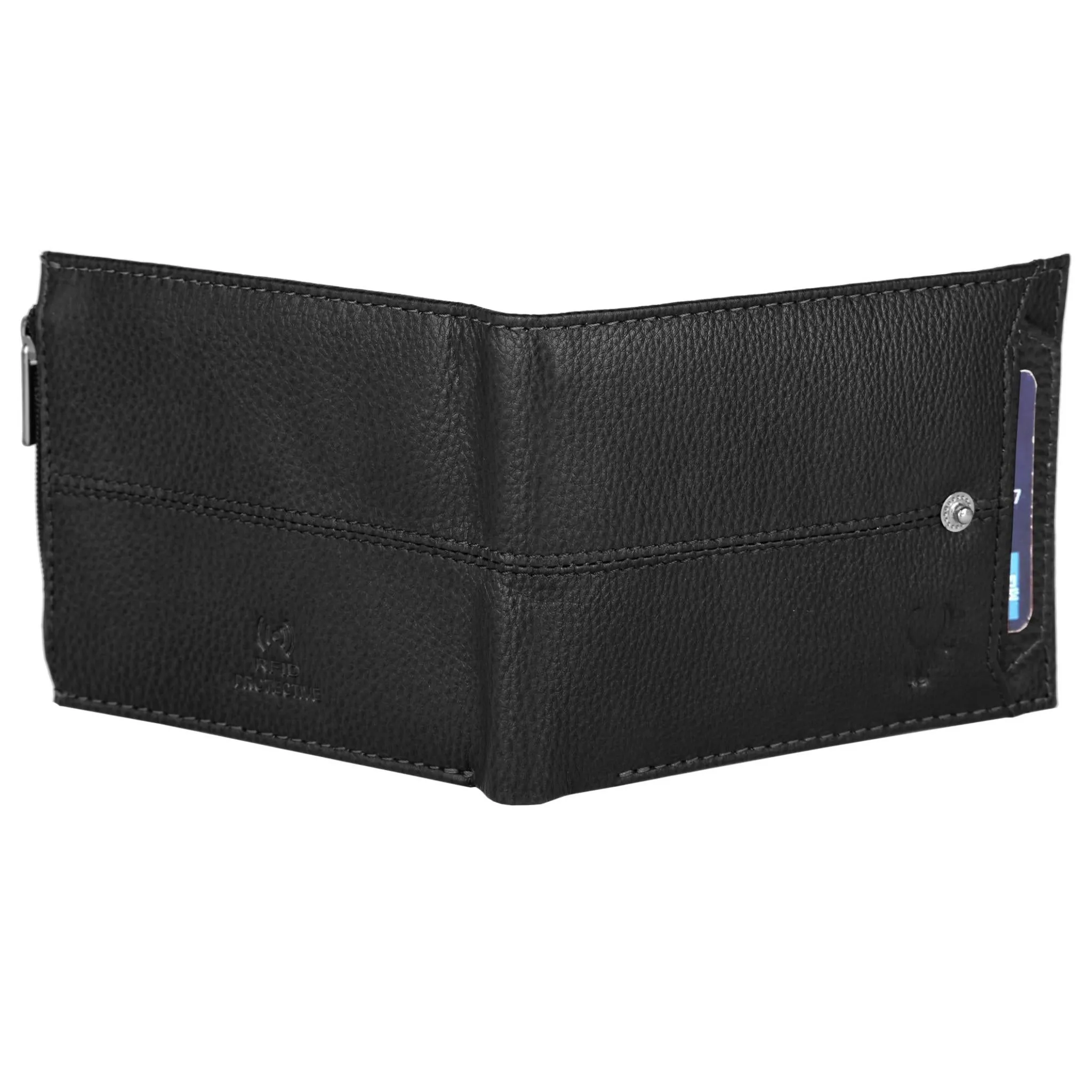 OSCAR RFID Protected Green Hunter Leather Wallet for Men
