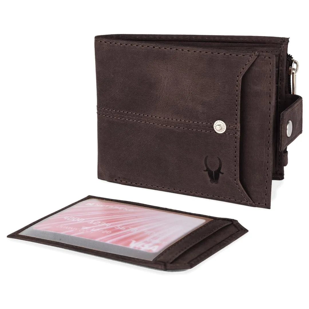 OSCAR RFID Protected Green Hunter Leather Wallet for Men