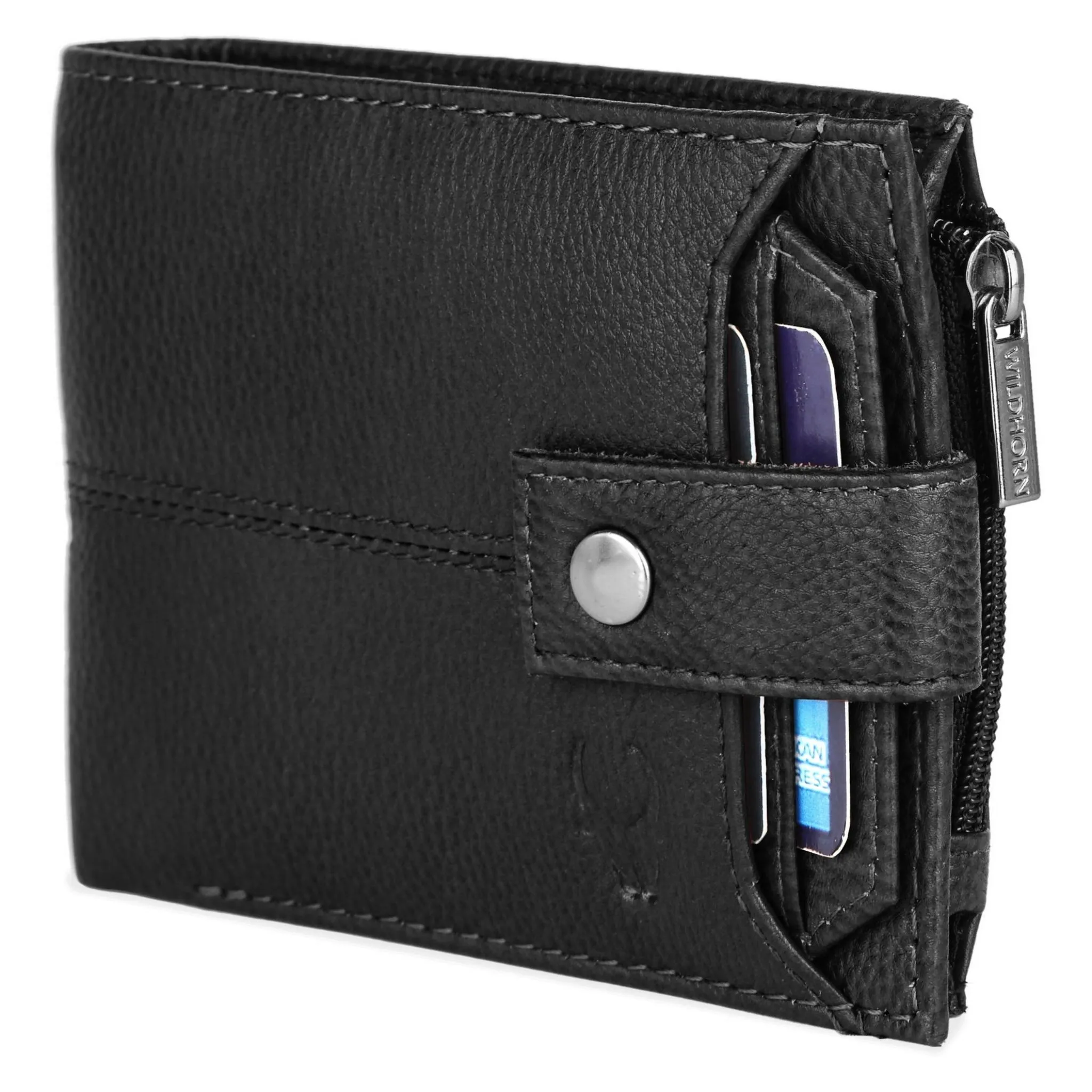 OSCAR RFID Protected Green Hunter Leather Wallet for Men