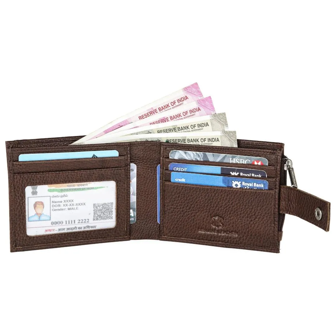 OSCAR RFID Protected Green Hunter Leather Wallet for Men