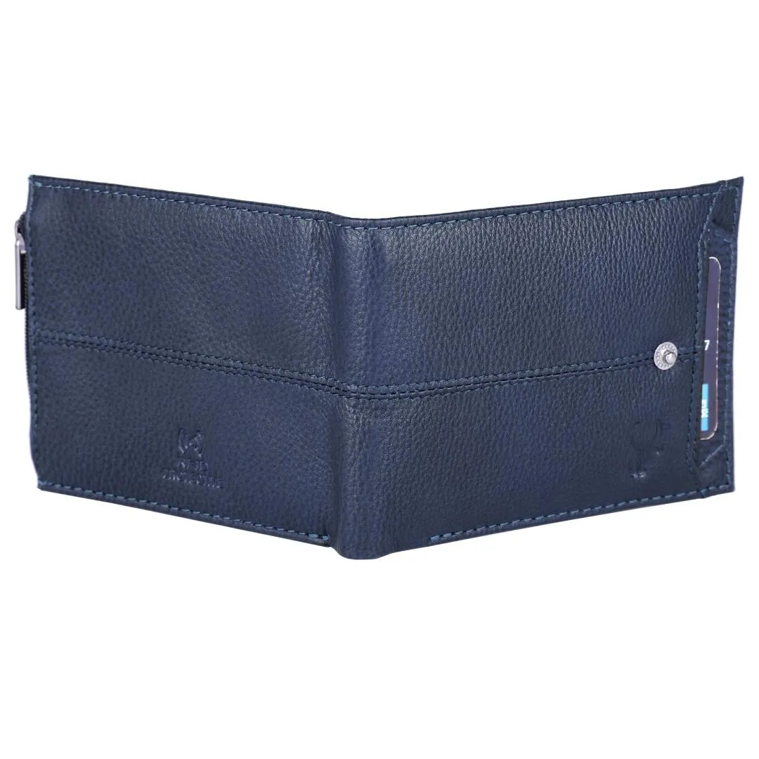 OSCAR RFID Protected Green Hunter Leather Wallet for Men
