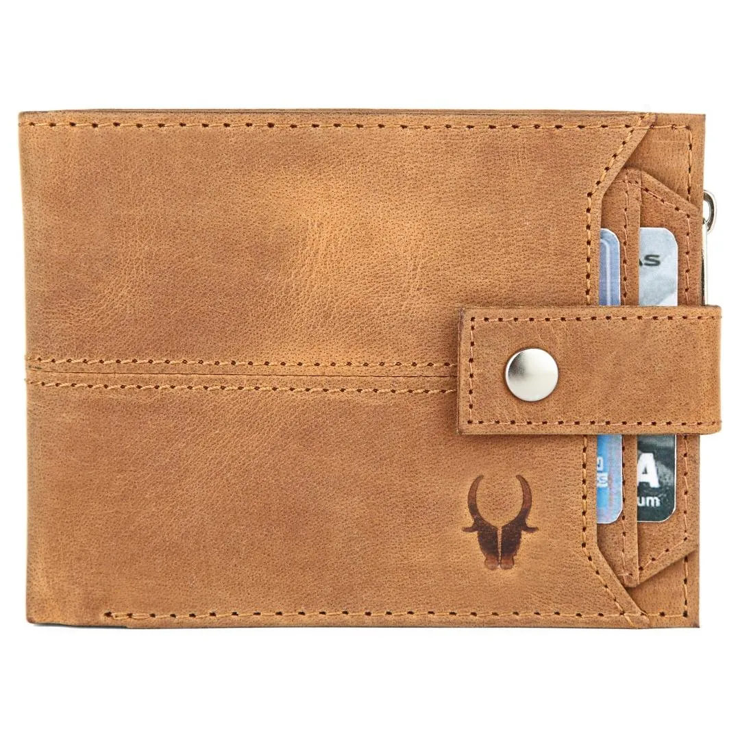 OSCAR RFID Protected Green Hunter Leather Wallet for Men