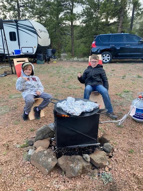 OUXL: Over/Under/Extra/Large Grill and Stand (Krakatoa Size)