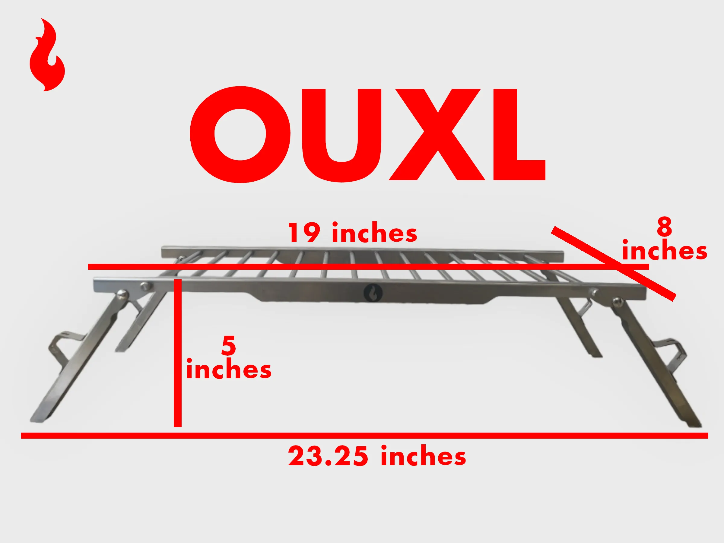 OUXL: Over/Under/Extra/Large Grill and Stand (Krakatoa Size)