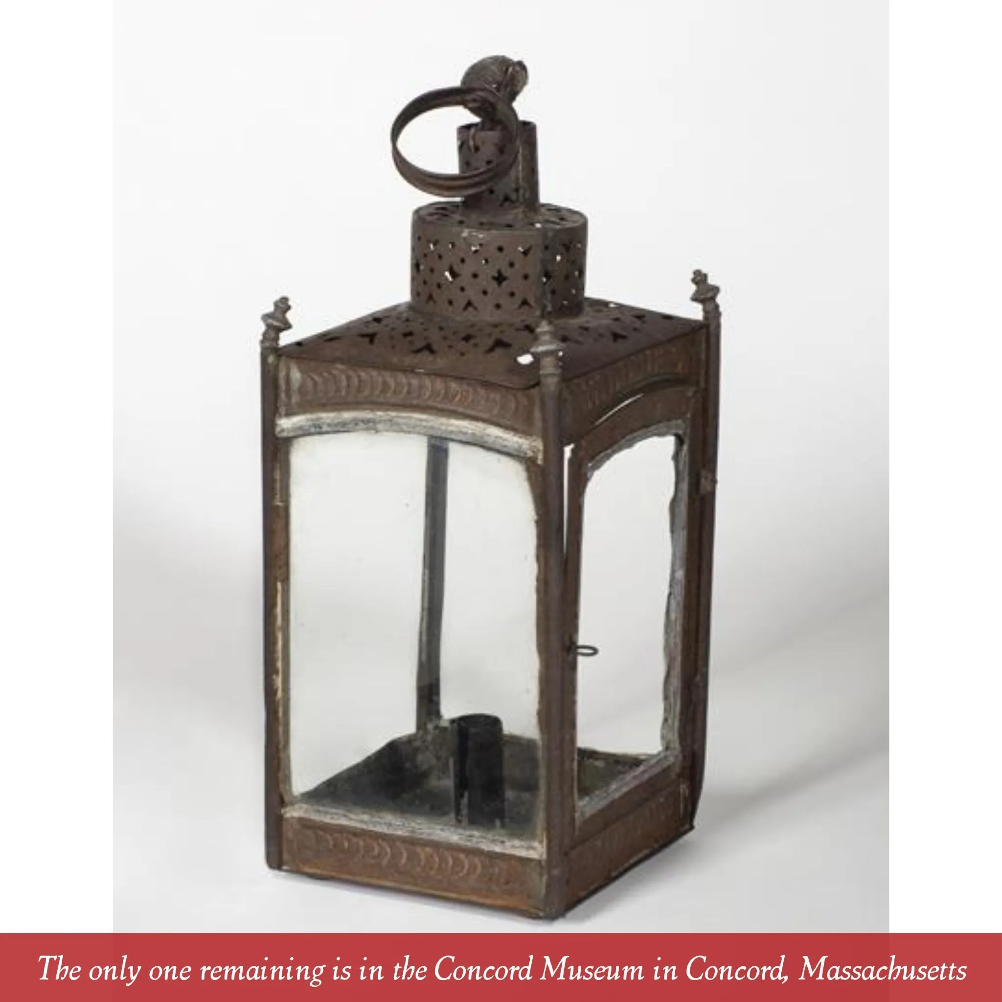 Paul Revere - Old North Church Bicentennial Lantern — Sterling Silver — Numbered — Authorized by the Concord Antiquarian Society