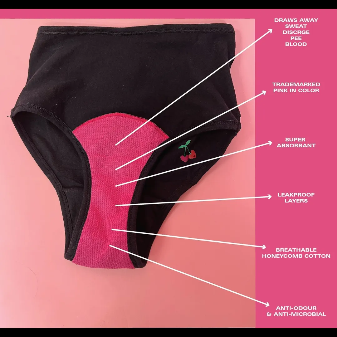 Period Protection Cotton Bikini