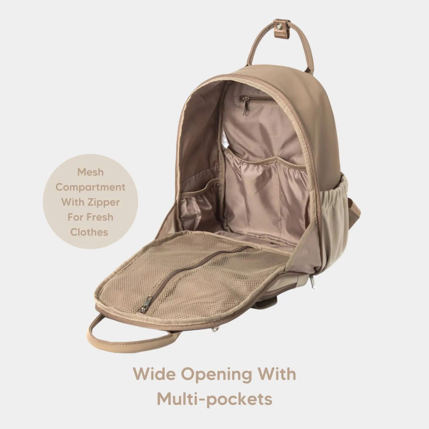 Play Diaper Backpack - Latte