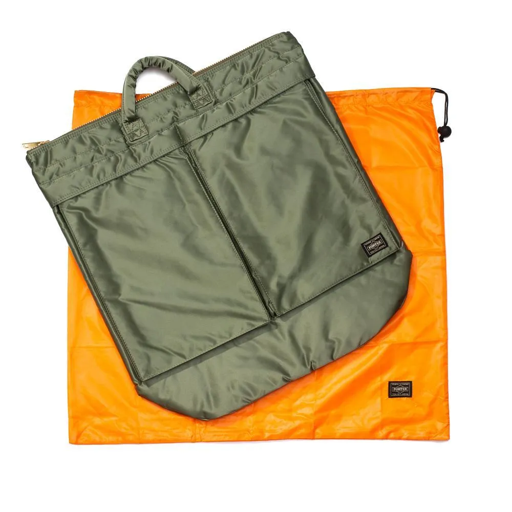 Porter Yoshida & Co Tanker Series 2Way Helmet Bag Sage Green