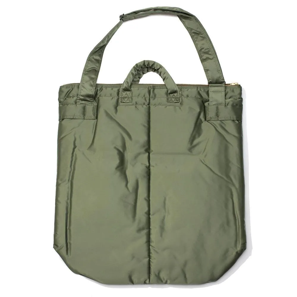 Porter Yoshida & Co Tanker Series 2Way Helmet Bag Sage Green
