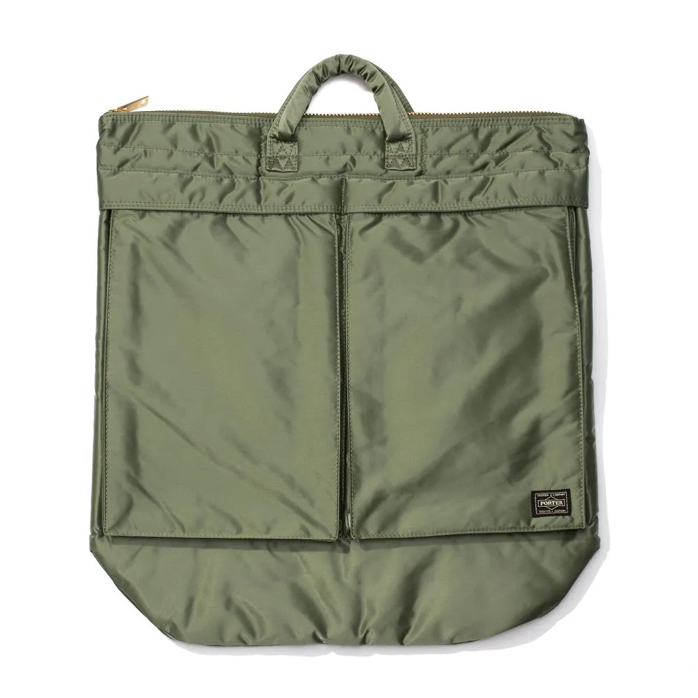 Porter Yoshida & Co Tanker Series 2Way Helmet Bag Sage Green