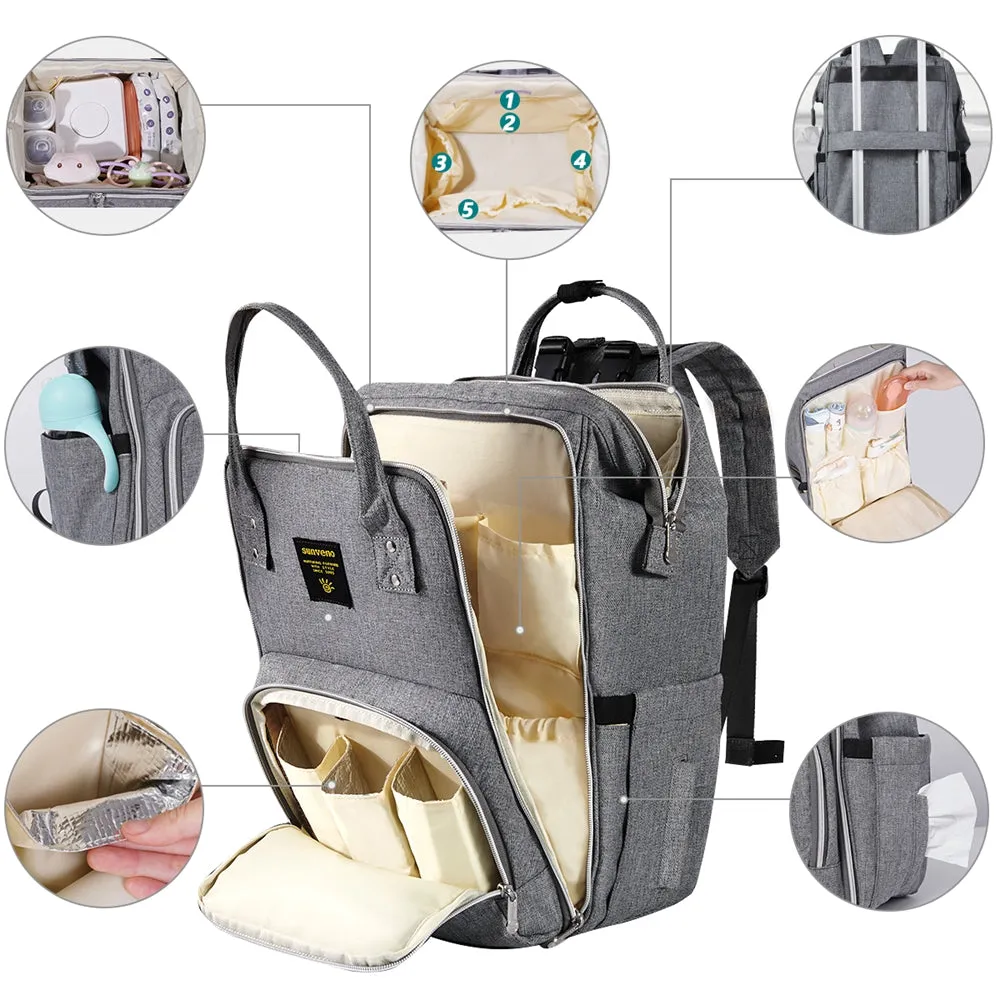 Primary Pocket Wide Diaper Backpack