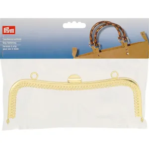 Prym Vintage style bag fastener, gold colour