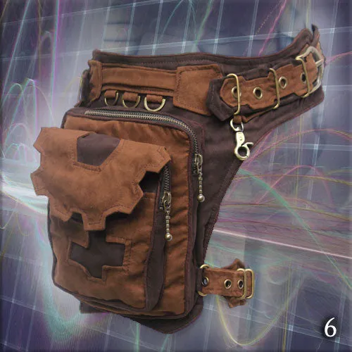 Scalar Belt - steampunk festival pocket waist Belt Bag