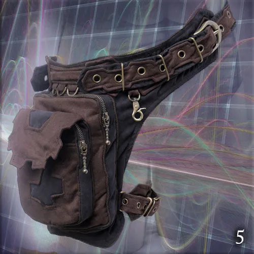 Scalar Belt - steampunk festival pocket waist Belt Bag