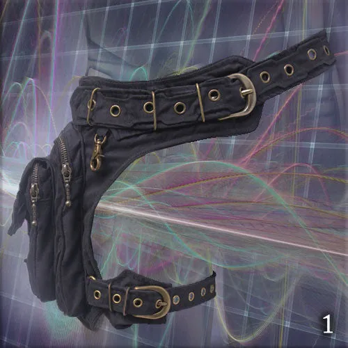 Scalar Belt - steampunk festival pocket waist Belt Bag