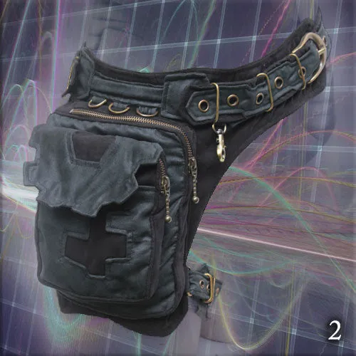Scalar Belt - steampunk festival pocket waist Belt Bag