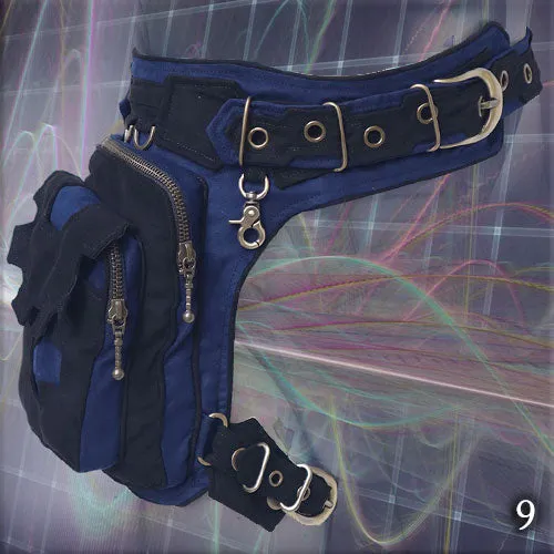 Scalar Belt - steampunk festival pocket waist Belt Bag