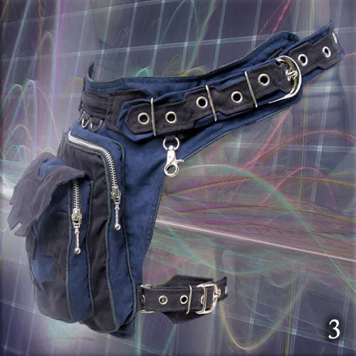 Scalar Belt - steampunk festival pocket waist Belt Bag