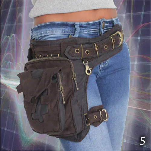 Scalar Belt - steampunk festival pocket waist Belt Bag