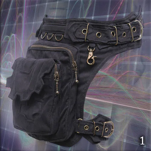 Scalar Belt - steampunk festival pocket waist Belt Bag