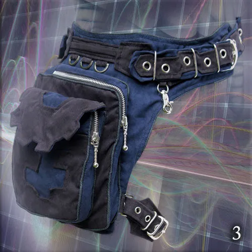 Scalar Belt - steampunk festival pocket waist Belt Bag