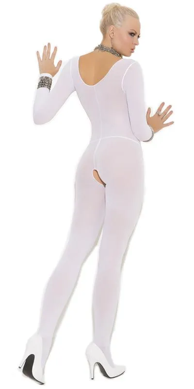 Sexy Hooked Sheer Long Sleeve Bodystocking