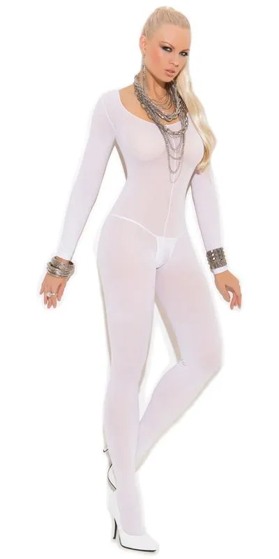 Sexy Hooked Sheer Long Sleeve Bodystocking