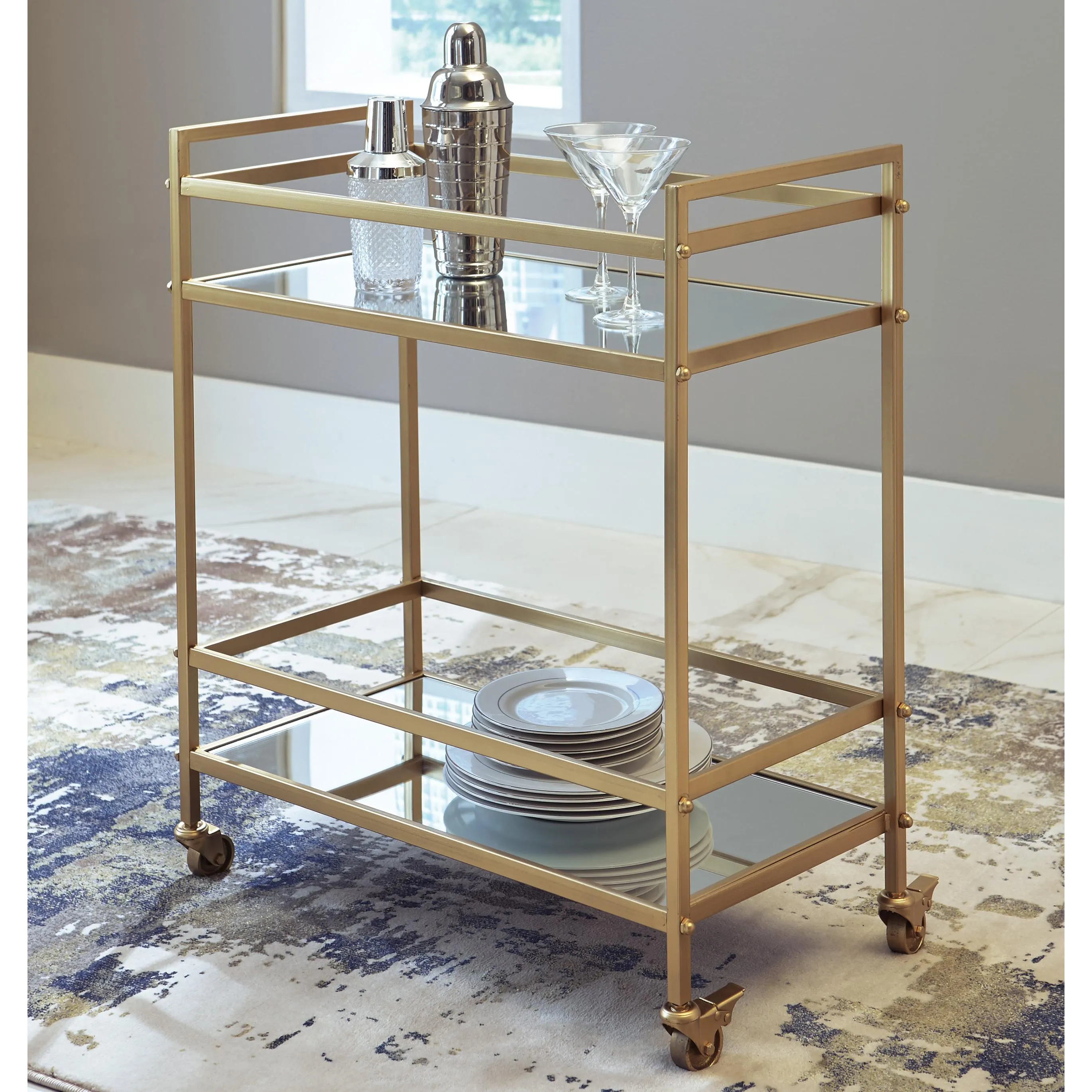 Signature Design by Ashley Kailman A4000095 Bar Cart