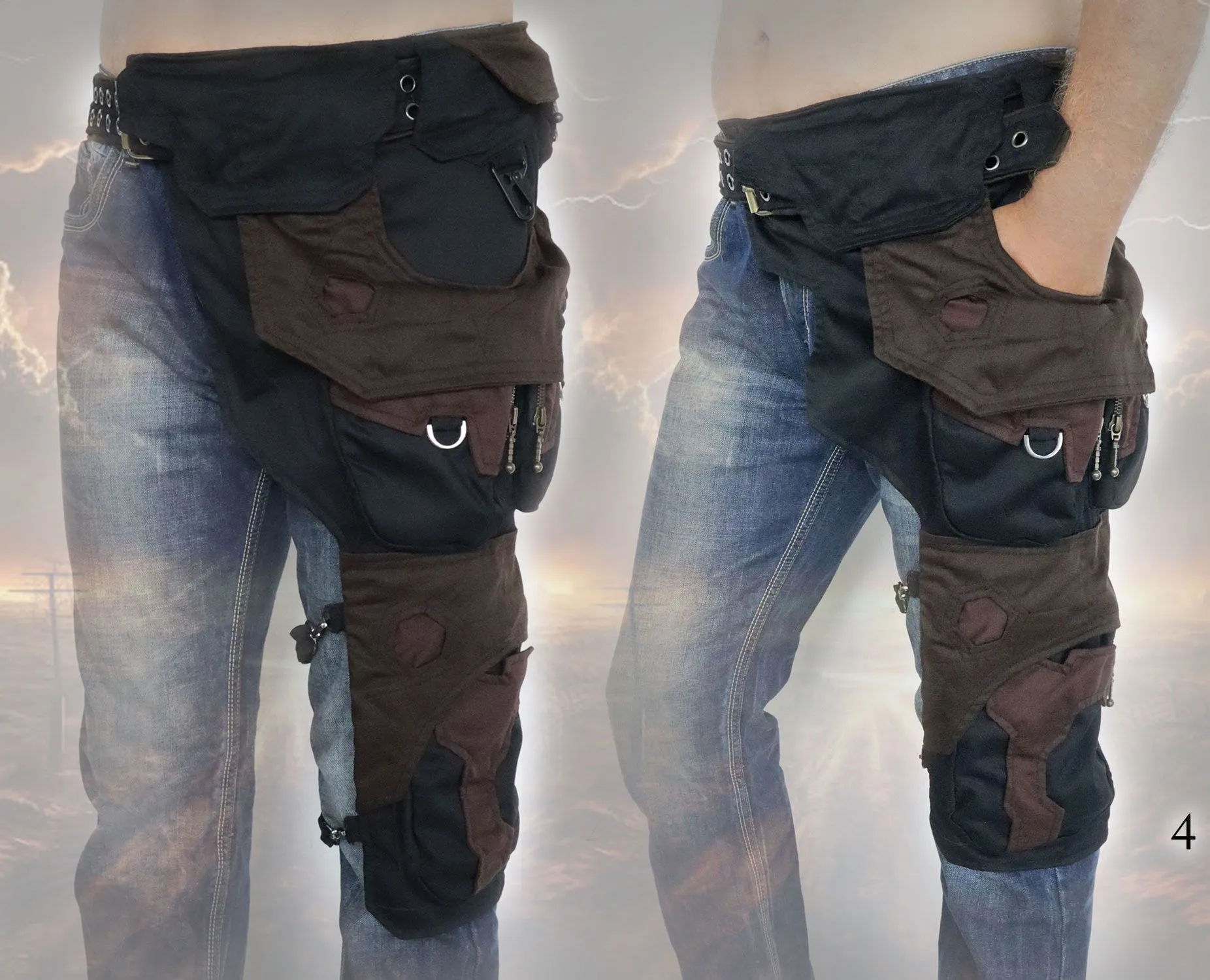 Skyrocker Belt Bag ~ one leg festival cargo pocket Chaps