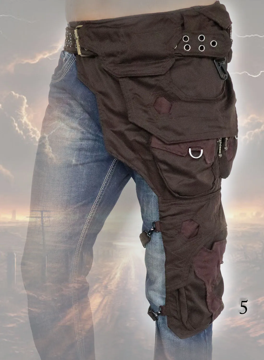 Skyrocker Belt Bag ~ one leg festival cargo pocket Chaps