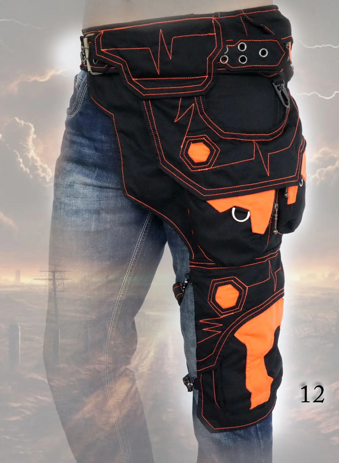 Skyrocker Belt Bag ~ one leg festival cargo pocket Chaps