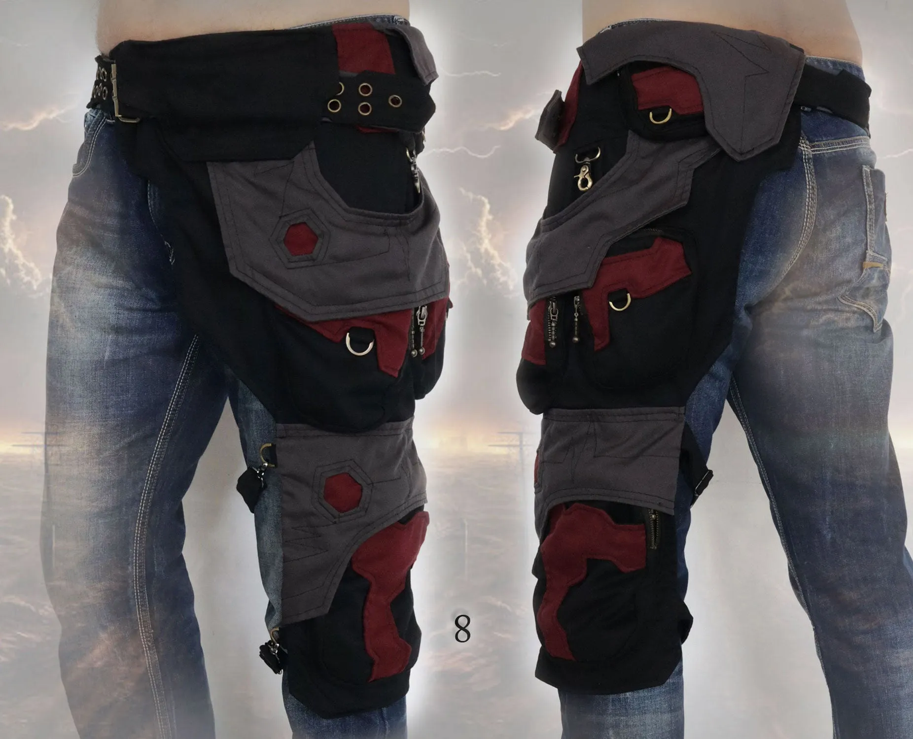 Skyrocker Belt Bag ~ one leg festival cargo pocket Chaps