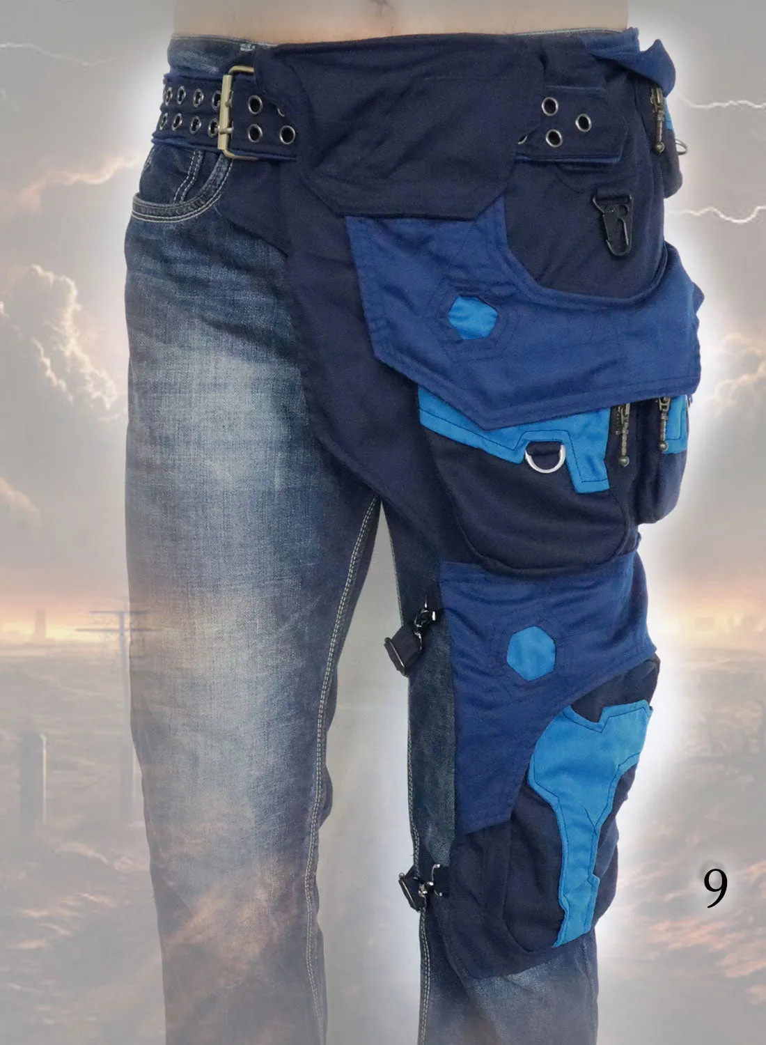 Skyrocker Belt Bag ~ one leg festival cargo pocket Chaps