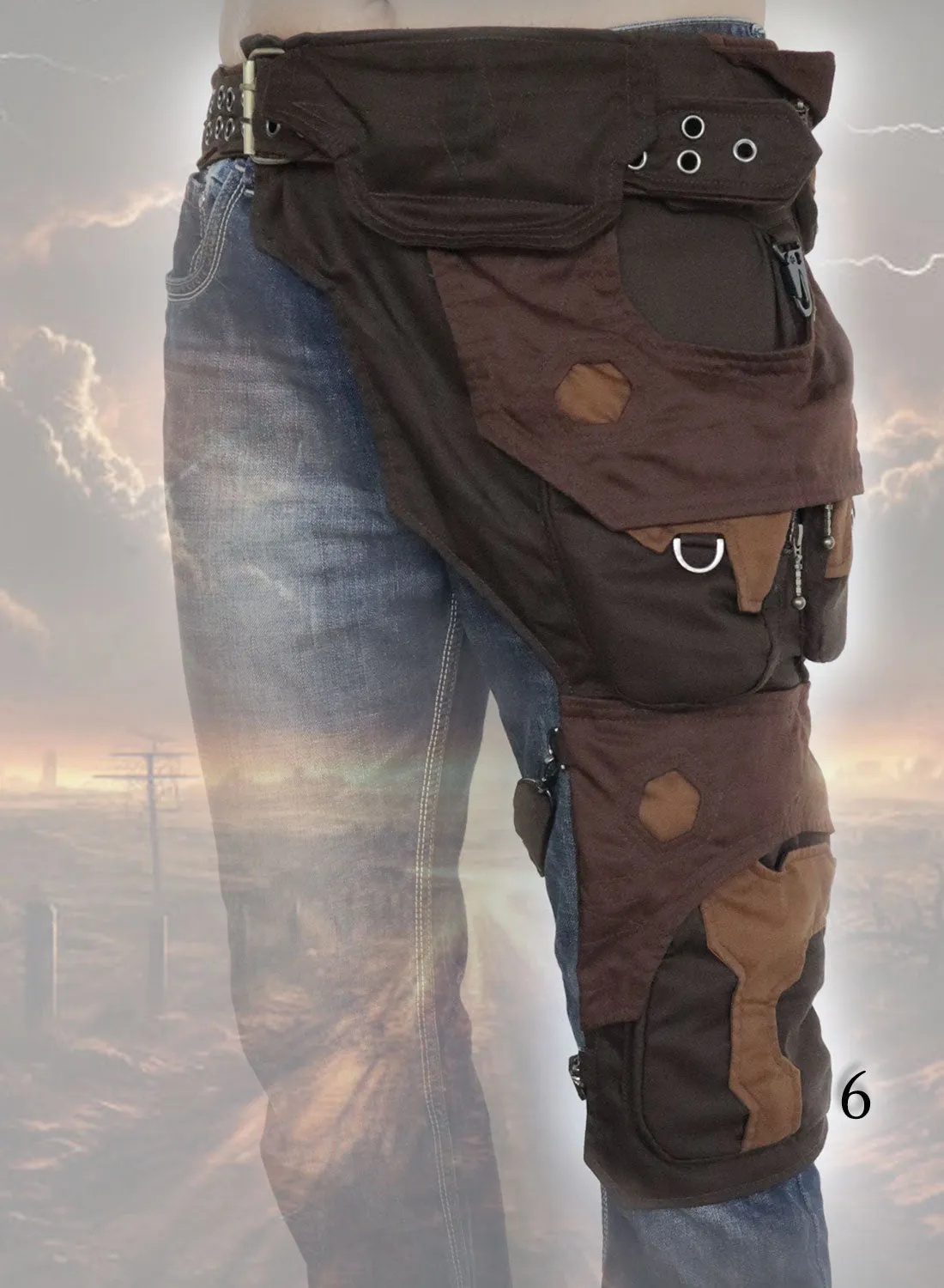 Skyrocker Belt Bag ~ one leg festival cargo pocket Chaps
