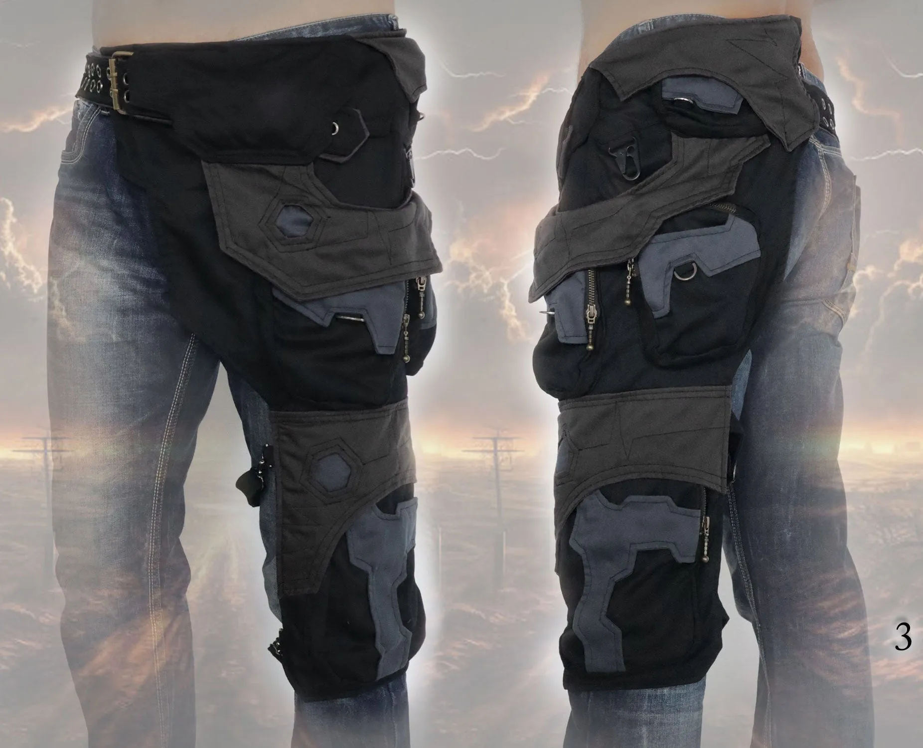 Skyrocker Belt Bag ~ one leg festival cargo pocket Chaps