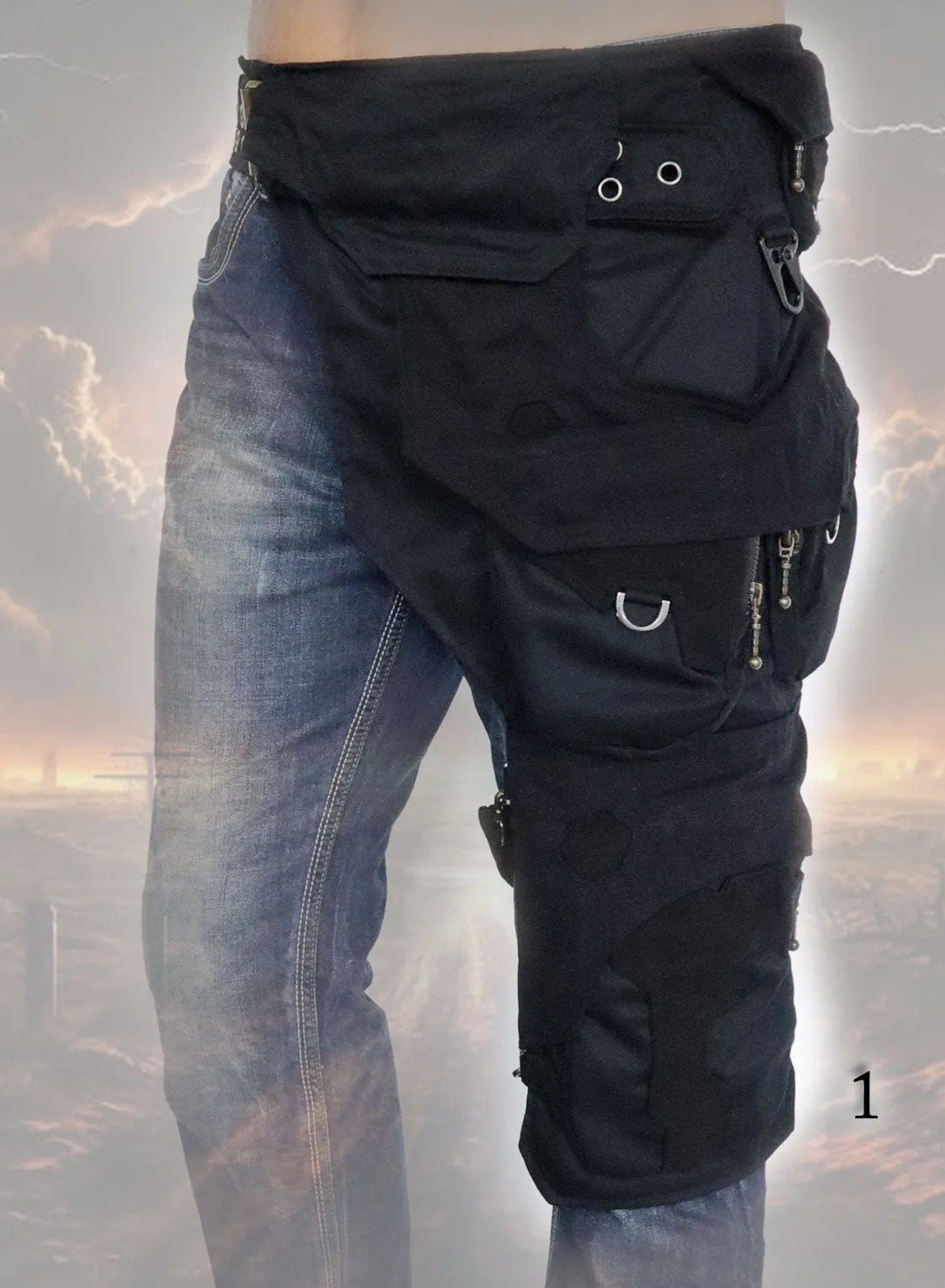 Skyrocker Belt Bag ~ one leg festival cargo pocket Chaps