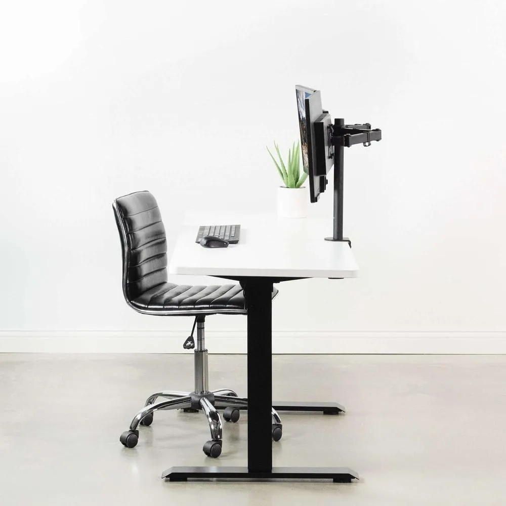 VIVO 60" x 24" Electric Standing Desk w/ Black Frame, DESK-KIT-B06B/B06W/B06C/B06D/B06E