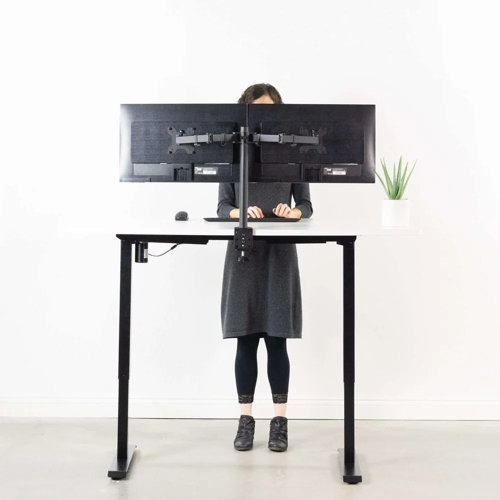 VIVO 60" x 24" Electric Standing Desk w/ Black Frame, DESK-KIT-B06B/B06W/B06C/B06D/B06E