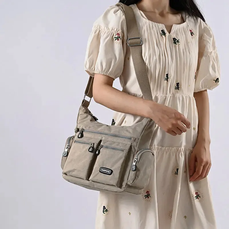 Waterproof Crossbody Bag with Pockets