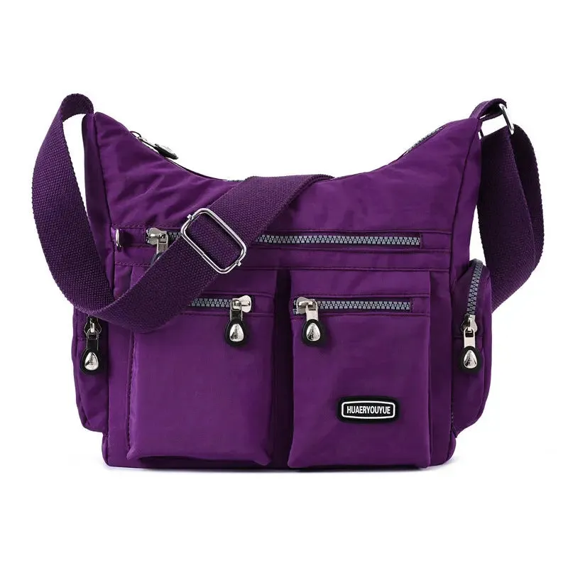 Waterproof Crossbody Bag with Pockets