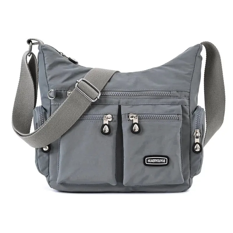 Waterproof Crossbody Bag with Pockets