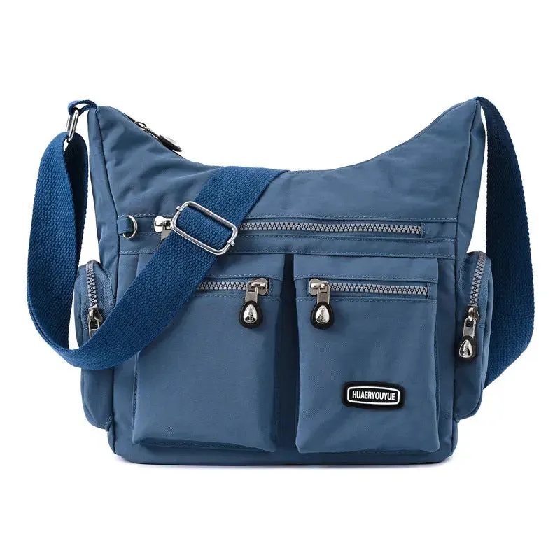 Waterproof Crossbody Bag with Pockets