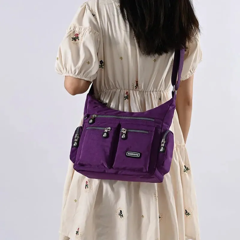 Waterproof Crossbody Bag with Pockets