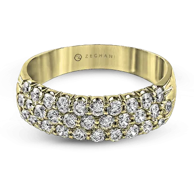 ZR488 Anniversary Ring in 14k Gold with Diamonds