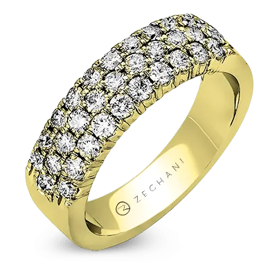 ZR488 Anniversary Ring in 14k Gold with Diamonds