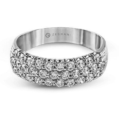 ZR488 Anniversary Ring in 14k Gold with Diamonds